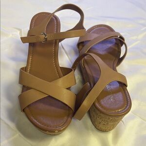 Maurices Brown Strappy Women's Sandals